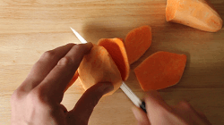 Süßkartoffelpommes Selber Machen - Schritt 1