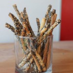 Homemade Salty Sticks with Sesame & Poppy Seeds
