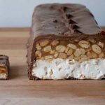 Homemade Giant Snickers Bar